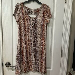 C est 1946 Sz s leopard print dress